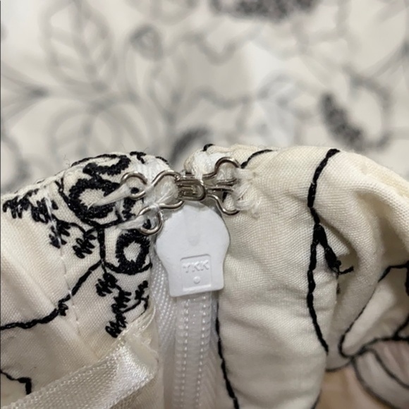 WHBM - Embroidered Strapless Dress - Picture 6 of 14